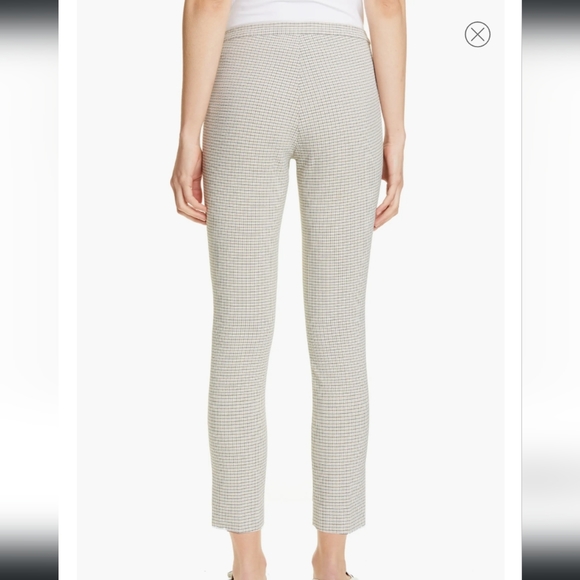 Theory Classic Plaid Skinny Fit Ankle Pant Sz6 - Picture 4 of 11